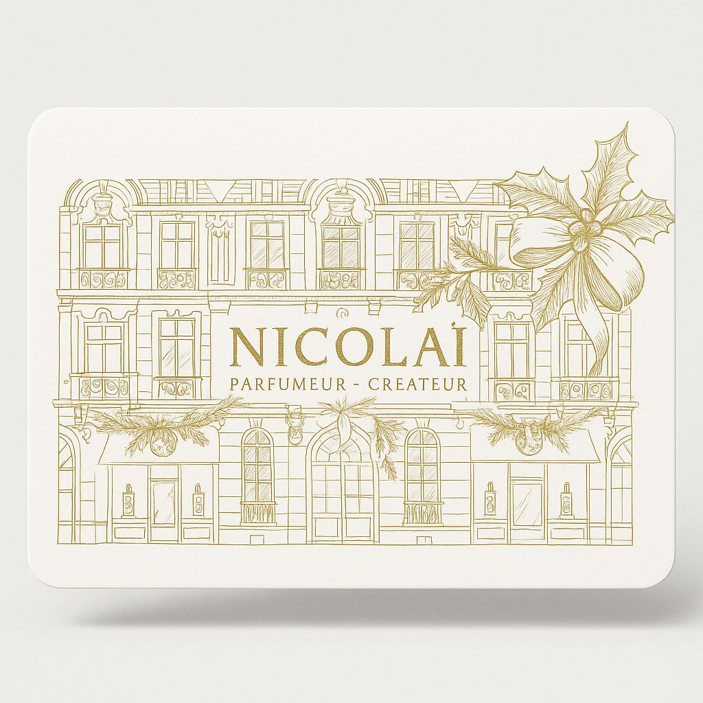 Carte cadeaux digitale Nicolaï Parfumeur créateur