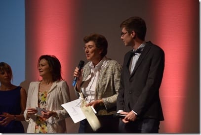 Patricia reçoit le prix olfactorama 2015